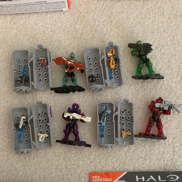 Mega Construx Lot of 4 Translucent Spartans Hellioskrill, Operators, Centurion.. - Picture 14 of 16